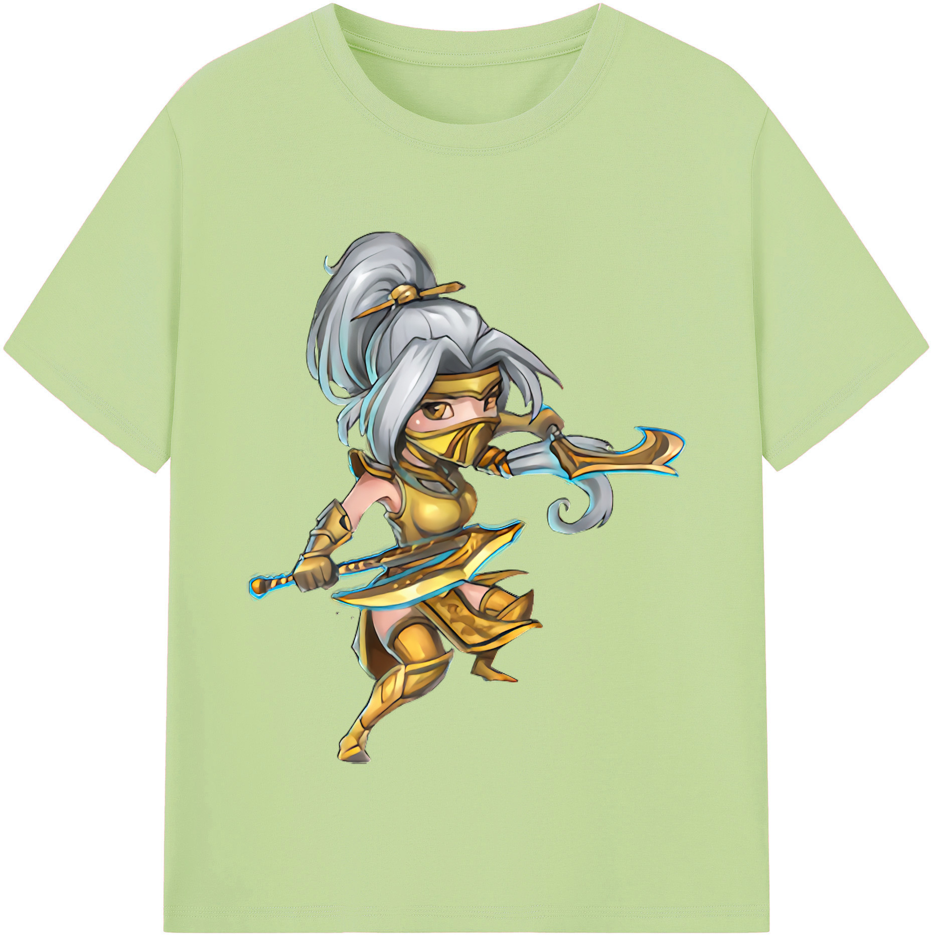 リーグ・オブ・レジェンド League of Legends LOL 綿100％半袖Tシャツ（フロントプリント）